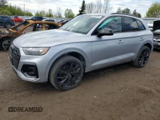 2024 Audi SQ5 Prestige with VIN WA1C4AFY1R2029488, listed as a Copart auction lot 59910164 with 81 mi miles and Salvage Title. Bid and sale history available at DreamBid. Image 1.