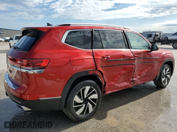 2024 Volkswagen Atlas SEL with VIN 1V2BR2CA3RC533646, listed as a Copart auction lot 56513415 with 10,498 mi miles and Clean title. Bid and sale history available at DreamBid. Image 3.