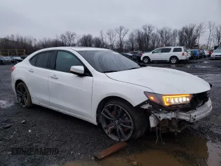 2020 Acura TLX w/A-Spec Pkg with VIN 19UUB3F62LA002681, listed as a Copart auction lot 83620234 with 93,305 mi miles and Salvage Title. Bid and sale history available at carsss.com. Image 4.