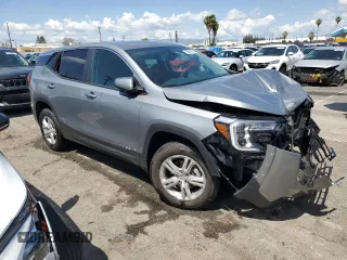 2024 GMC Terrain SLE with VIN 3GKALTEG1RL377931, listed as a Copart auction lot 51220535 with 0 mi miles and Salvage Title. Bid and sale history available at carsss.com. Image 4.