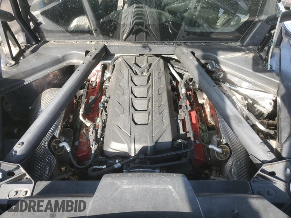 2024 Chevrolet Corvette 1LT with VIN 1G1YA2D46R5109841, listed as a Copart auction lot 43243585 with 7,840 mi miles and Salvage title. Bid and sale history available at DreamBid. Image 11.