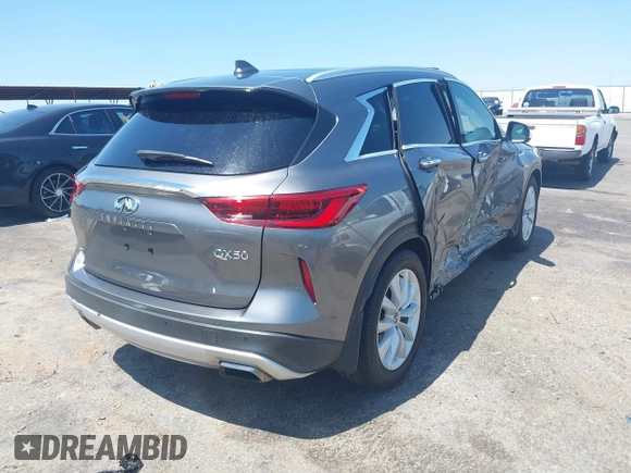 2019 Infiniti QX50 Luxe with VIN 3PCAJ5M31KF113513, listed as a IAAI auction lot 41971746 with 68,897 mi miles and . Bid and sale history available at DreamBid. Image 4.