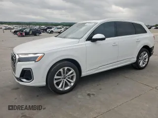 2025 Audi Q7 Premium Plus z VIN WA1LVBF78SD009663, wystawiony jako Copart lot #53740105 z przebiegiem 4 354 mil mil oraz Szkoda całkowita • Salvage title. Historia ofert i sprzedaży dostępna na DreamBid. Obrazek 1.