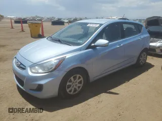 2012 Hyundai Accent GS with VIN KMHCT5AE8CU044137, listed as a Copart auction lot 60740755 with 206,547 mi miles and Salvage title. Bid and sale history available at DreamBid. Image 1.