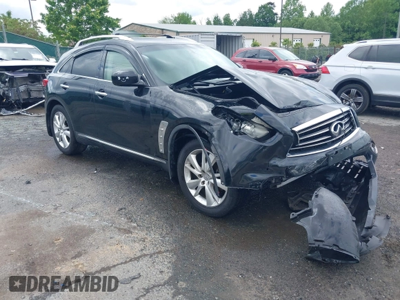2012 Infiniti FX with VIN JN8AS1MW0CM152106, listed as a IAAI auction lot 42259926 with 72,733 mi miles and . Bid and sale history available at DreamBid. Image 1.