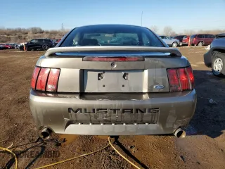 2002 Ford Mustang GT Deluxe with VIN 1FAFP42X02F222566, listed as a Copart auction lot 46365355 with 0 mi miles and Salvage Title. Bid and sale history available at carsss.com. Image 6.