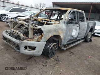 2023 Ram 2500 Laramie with VIN 3C6UR5FLXPG580487, listed as a IAAI auction lot 40980361 with 1 mi miles. Bid and sale history available at carsss.com. Image 2.
