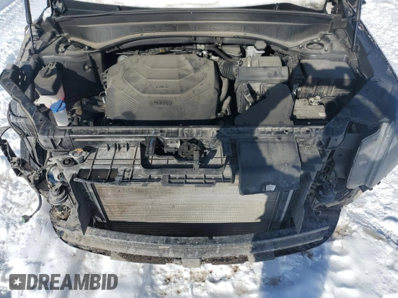2021 Kia Telluride SX with VIN 5XYP5DHC4MG186986, listed as a Copart auction lot 47409435 with 10,887 mi miles and Salvage title. Bid and sale history available at DreamBid. Image 12.