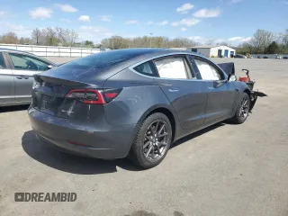 2018 Tesla Model 3 Long Range Battery with VIN 5YJ3E1EB6JF066148, listed as a Copart auction lot 52304285 with Not Provided miles and Salvage Title. Bid and sale history available at DreamBid. Image 3.