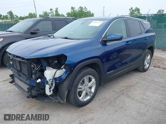 2020 GMC Terrain SLE with VIN 3GKALMEV9LL197298, listed as a IAAI auction lot 42509122 with 62,296 mi miles and . Bid and sale history available at DreamBid. Image 18.