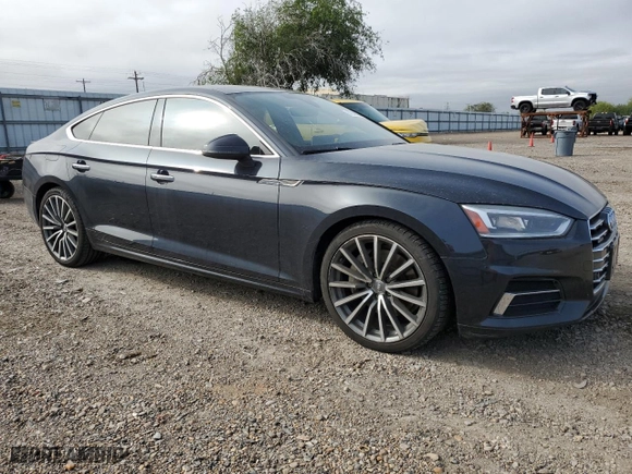 2018 Audi A5 Sportback Premium Plus with VIN WAUBNCF56JA025234, listed as a Copart auction lot 87240624 with 93657 miles and Salvage Title. Bid and sale history available at carsss.com. Image 4.