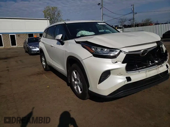 2020 Toyota Highlander L with VIN 5TDCZRBH9LS504672, listed as a Copart auction lot 54147505 with 49,879 mi miles and Salvage title. Bid and sale history available at DreamBid. Image 14.
