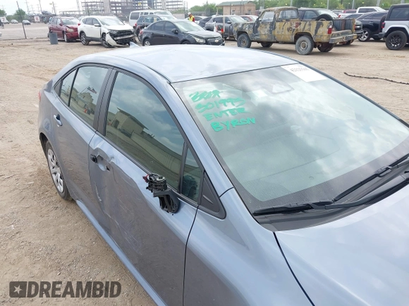 2024 Toyota Corolla LE with VIN 5YFB4MDE6RP179593, listed as a IAAI auction lot 42125565 with 25,856 mi miles. Bid and sale history available at carsss.com. Image 6.