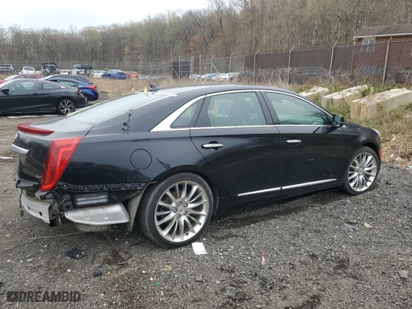 2014 Cadillac XTS Platinum with VIN 2G61W5S83E9161753, listed as a Copart auction lot 50337075 with 37,867 mi miles and Salvage Title. Bid and sale history available at carsss.com. Image 3.
