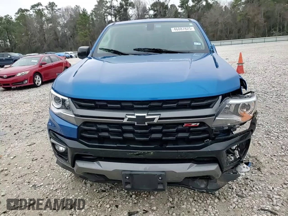 2022 Chevrolet Colorado 2WD Z71 with VIN 1GCGSDEN5N1332294, listed as a Copart auction lot 46087825 with 15,181 mi miles and Non repairable. Bid and sale history available at DreamBid. Image 14.