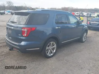 2018 Ford Explorer Limited z VIN 1FM5K8FH8JGC90021, wystawiony jako IAAI lot #41983553 z przebiegiem 64 813 mil mil oraz . Historia ofert i sprzedaży dostępna na DreamBid. Obrazek 4.