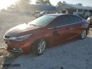 2016 Chevrolet Cruze LT with VIN 1G1BE5SM1G7265480, listed as a Copart auction lot 48667355 with 119,251 mi miles and Salvage Title. Bid and sale history available at carsss.com. Image 1.