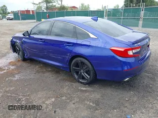 2019 Honda Accord Sport with VIN 1HGCV1F36KA076004, listed as a IAAI auction lot 42130414 with 75,689 mi miles and . Bid and sale history available at DreamBid. Image 3.