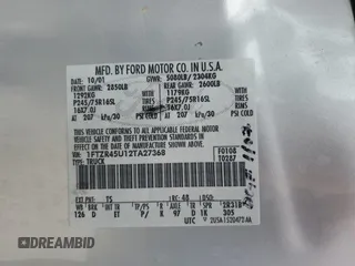 2002 Ford Ranger XLT Off-Road z VIN 1FTZR45U12TA27368, wystawiony jako Copart lot #87229374 z przebiegiem 111 159 mil mil oraz Szkoda całkowita • Salvage title. Historia ofert i sprzedaży dostępna na DreamBid. Obrazek 13.