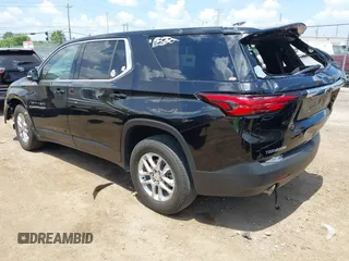 2023 Chevrolet Traverse LS with VIN 1GNERFKWXPJ265049, listed as a IAAI auction lot 42554797 with 23,385 mi miles and . Bid and sale history available at DreamBid. Image 3.