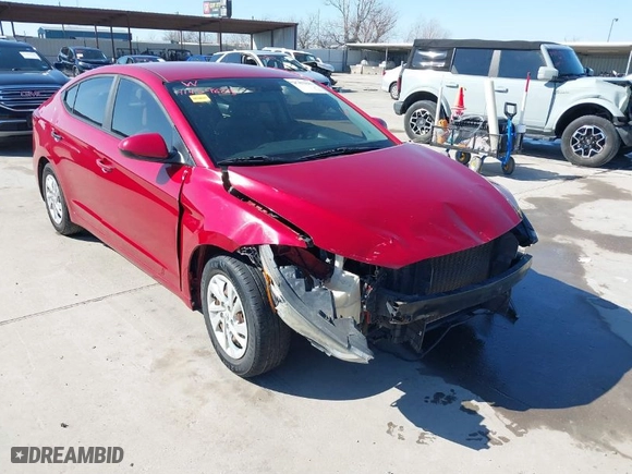 2017 Hyundai Elantra SE with VIN KMHD74LF4HU097918, listed as a IAAI auction lot 41459883 with 1 miles. Bid and sale history available at carsss.com. Image 1.