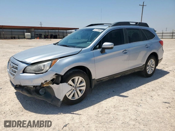2015 Subaru Outback Premium with VIN 4S4BSBDC9F3262265, listed as a Copart auction lot 59725805 with 78,856 mi miles and Salvage title. Bid and sale history available at DreamBid. Image 1.