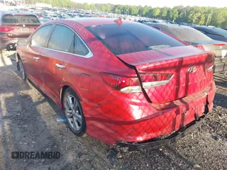 2018 Hyundai Sonata Sport with VIN 5NPE34AF2JH596644, listed as a IAAI auction lot 41986683 with 129,106 mi miles and . Bid and sale history available at carsss.com. Image 3.