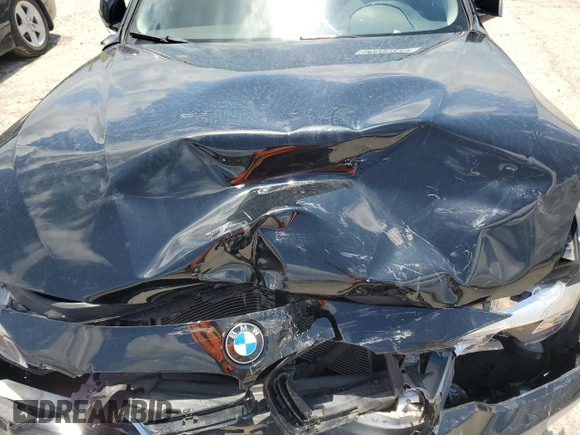 2014 BMW 3 Series 320i xDrive with VIN WBA3C3G51ENS72023, listed as a Copart auction lot 58595225 with 104,315 mi miles and Salvage title. Bid and sale history available at DreamBid. Image 11.