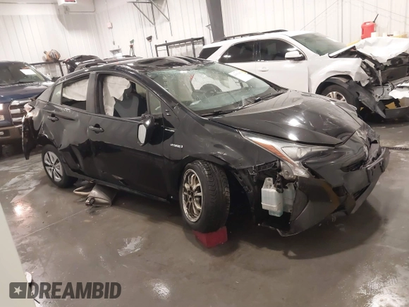 2016 Toyota Prius Four with VIN JTDKARFU0G3507820, listed as a IAAI auction lot 41501151 with 184,841 mi miles. Bid and sale history available at carsss.com. Image 1.