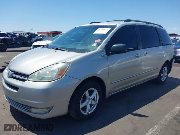 2005 Toyota Sienna CE with VIN 5TDZA23C25S247059, listed as a IAAI auction lot 39799518 with 264,293 mi miles and . Bid and sale history available at DreamBid. Image 2.