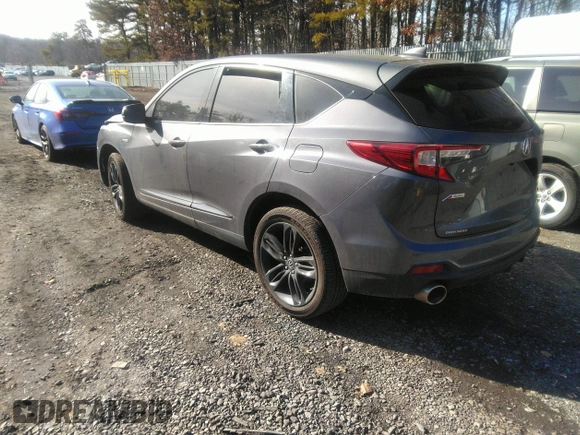 2020 Acura RDX w/A-Spec Pkg with VIN 5J8TC2H68LL040050, listed as a IAAI auction lot 41513493 with 128,217 mi miles. Bid and sale history available at carsss.com. Image 3.