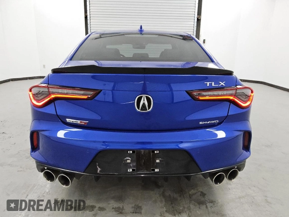 2023 Acura TLX Type S w/Performance Tire with VIN 19UUB7F92PA001439, listed as a Copart auction lot 49697365 with 10,503 mi miles and Clean Title. Bid and sale history available at carsss.com. Image 6.