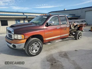 2005 Dodge 2500 SLT with VIN 3D7KS28D35G750040, listed as a Copart auction lot 42591365 with 105,523 mi miles and Salvage Title. Bid and sale history available at carsss.com. Image 1.