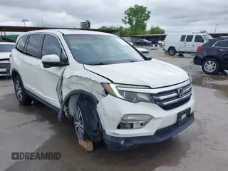2016 Honda Pilot EX-L z VIN 5FNYF6H50GB057041, wystawiony jako IAAI lot #42200596 z przebiegiem 201 030 mil mil oraz . Historia ofert i sprzedaży dostępna na DreamBid. Obrazek 1.