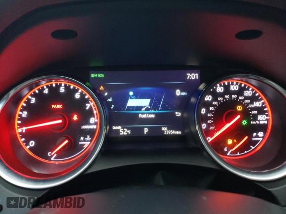2020 Toyota Camry XSE with VIN 4T1K61AK3LU903751, listed as a Copart auction lot 75336573 with 33,954 mi miles and Salvage Title. Bid and sale history available at DreamBid. Image 9.