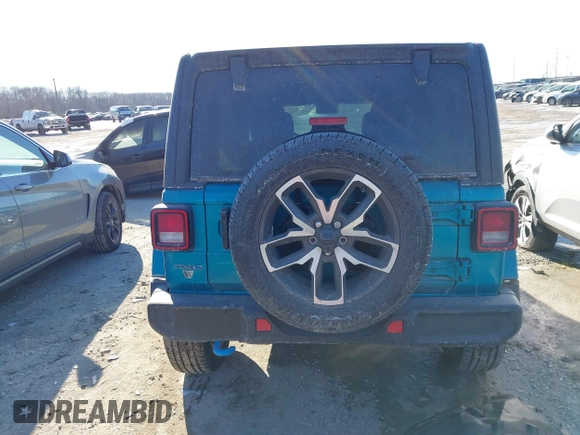 2024 Jeep Wrangler Sport S z VIN 1C4RJXN60RW254747, wystawiony jako IAAI lot #41428706 z przebiegiem 13 642 mil mil oraz . Historia ofert i sprzedaży dostępna na DreamBid. Obrazek 16.