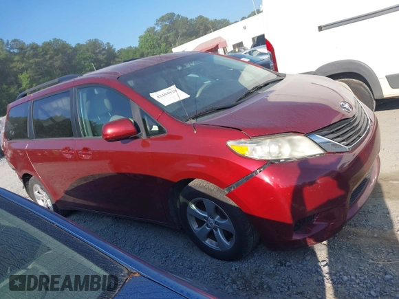 2012 Toyota Sienna LE AAS with VIN 5TDKK3DC8CS263136, listed as a IAAI auction lot 42404929 with 229,848 mi miles and . Bid and sale history available at DreamBid. Image 13.