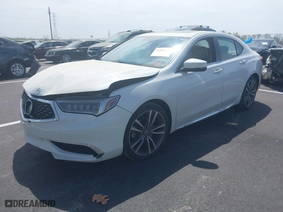 2019 Acura TLX w/Technology Pkg with VIN 19UUB2F47KA007396, listed as a IAAI auction lot 41868526 with 53,511 mi miles. Bid and sale history available at carsss.com. Image 18.