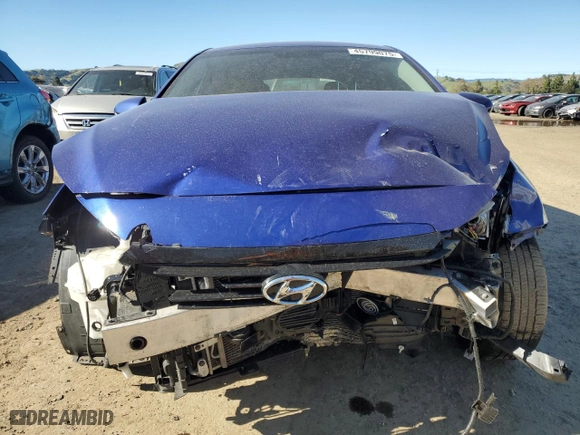 2019 Hyundai Ioniq Hybrid Blue with VIN KMHC65LC7KU124465, listed as a Copart auction lot 45799075 with 79,746 mi miles and Salvage Title. Bid and sale history available at carsss.com. Image 5.