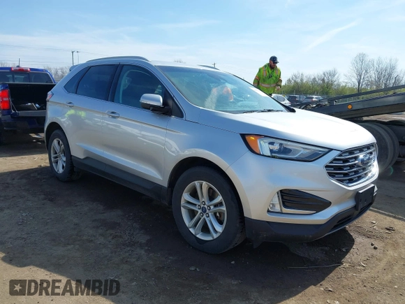 2019 Ford Edge SEL with VIN 2FMPK4J95KBB93708, listed as a IAAI auction lot 41991971 with 122,587 mi miles. Bid and sale history available at carsss.com. Image 1.