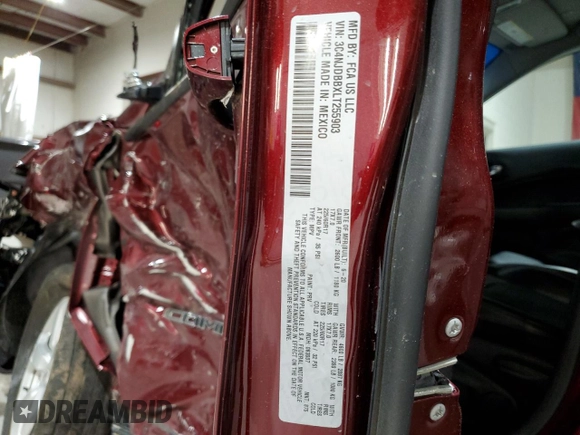 2020 Jeep Compass Latitude с VIN 3C4NJDBBXLT255903, выставлен на аукционе Copart как лот 57358385 с пробегом 29 359 миль миль и Списание • Salvage title. История ставок и продаж доступна на DreamBid. Изображение 14.