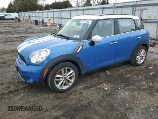 2012 MINI Countryman S with VIN WMWZC5C57CWL62540, listed as a Copart auction lot 43735105 with 86,558 mi miles and Salvage Title. Bid and sale history available at DreamBid. Image 1.
