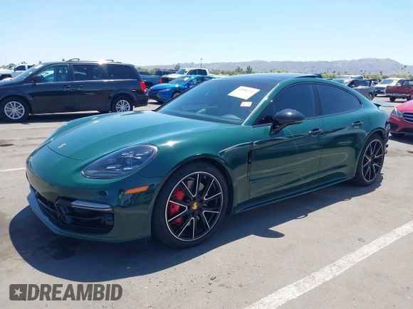 2020 Porsche Panamera GTS with VIN WP0AG2A71LL145641, listed as a IAAI auction lot 42096721 with 45,469 mi miles and . Bid and sale history available at DreamBid. Image 2.