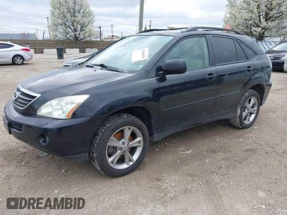2006 Lexus RX 400h with VIN JTJHW31U562003992, listed as a IAAI auction lot 42088999 with 301,657 mi miles and . Bid and sale history available at DreamBid. Image 2.
