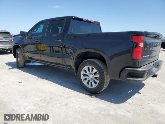 2020 Chevrolet Silverado 1500 Custom with VIN 3GCPWBEH9LG452164, listed as a Copart auction lot 52166725 with 114,131 mi miles and Salvage Title. Bid and sale history available at DreamBid. Image 2.