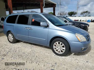 2007 Kia Sedona EX with VIN KNDMB233176172560, listed as a Copart auction lot 69004084 with 93,574 mi miles and Salvage Title. Bid and sale history available at carsss.com. Image 4.
