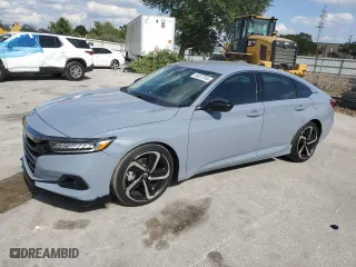 2022 Honda Accord Sedan Sport SE with VIN 1HGCV1F42NA114969, listed as a Copart auction lot 49227255 with NaN miles and Salvage Title. Bid and sale history available at carsss.com. Image 1.
