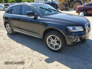 2014 Audi Q5 Premium Plus with VIN WA1LFAFP6EA037491, listed as a Copart auction lot 53580425 with 130,542 mi miles and Salvage Title. Bid and sale history available at carsss.com. Image 4.