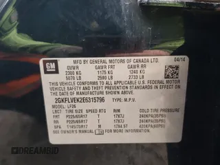 2014 GMC Terrain SLE with VIN 2GKFLVEK2E6315796, listed as a Copart auction lot 48759655 with 220,249 mi miles and Clean Title. Bid and sale history available at carsss.com. Image 13.