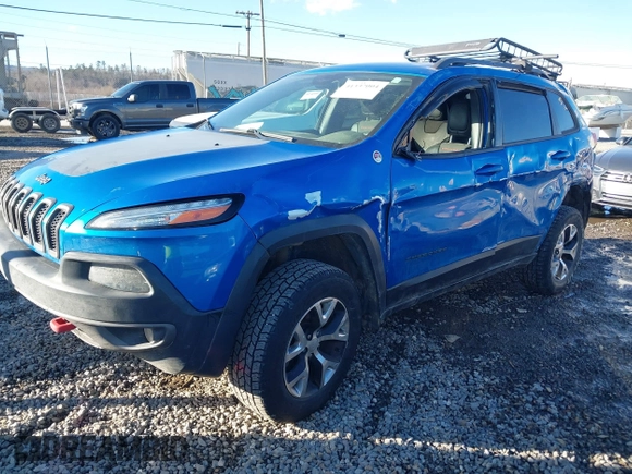 2017 Jeep Cherokee Trailhawk with VIN 1C4PJMBS4HW602362, listed as a IAAI auction lot 41337004 with 139,926 mi miles and . Bid and sale history available at DreamBid. Image 2.